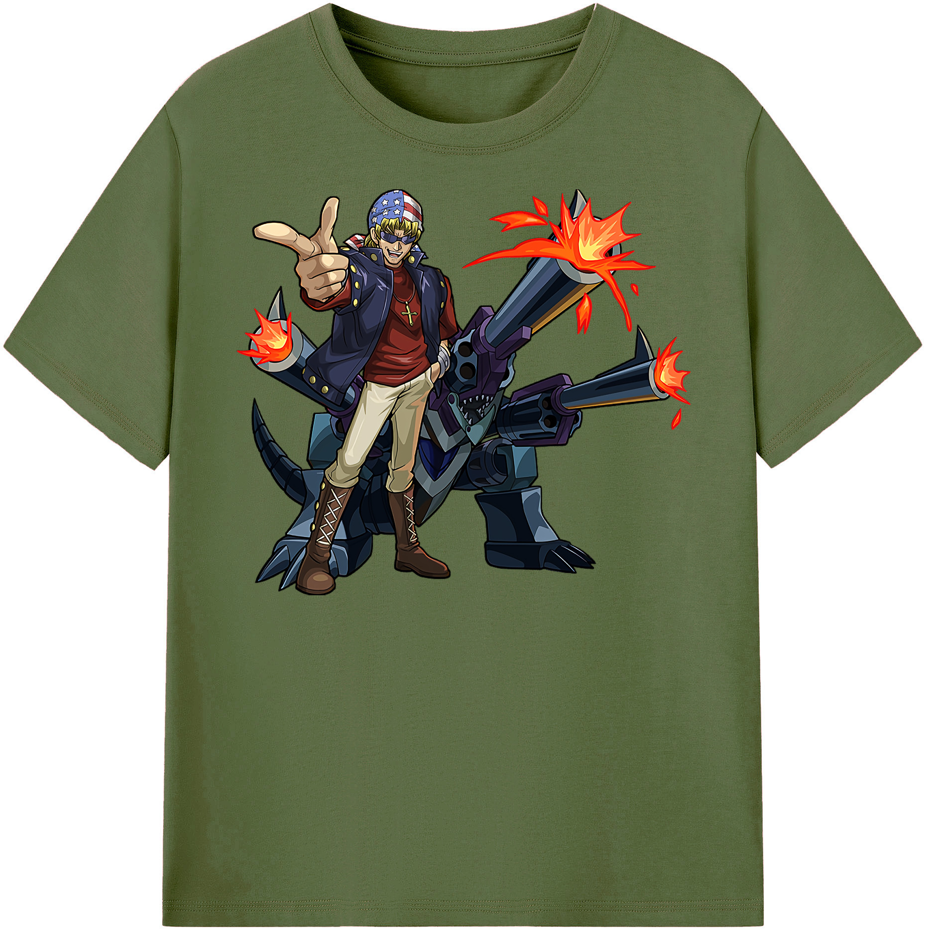 （画像用） 遊☆戯☆王 Yu-Gi-Oh! 綿100％半袖Tシャツ（フロントプリント）